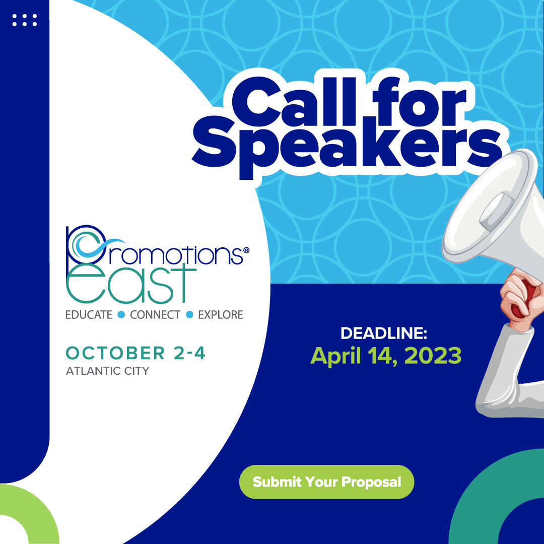 saagny1's tweet photo. Call for Speakers is closing Friday! If you’re interested in speaking at #PromotionsEast submit your proposal ASAP. https://t.co/63qTc2FLkb
#promoprofs #SAAGNY https://t.co/4RTF5JJA3M