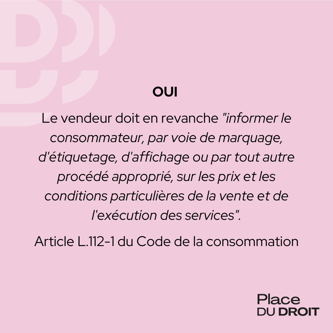 placedudroit's tweet photo. ❓ Les commerçants qui refusent des paiements par carte bancaire inférieurs à 10 euros, 20 euros, ont-ils juridiquement le droit ?
#droit #codedelaconsommation #droitdelaconsommation #avocat #juriste #etudiantdroit #facdedroit #crfpa #crfpa2023 https://t.co/Qwn3GGVpJC