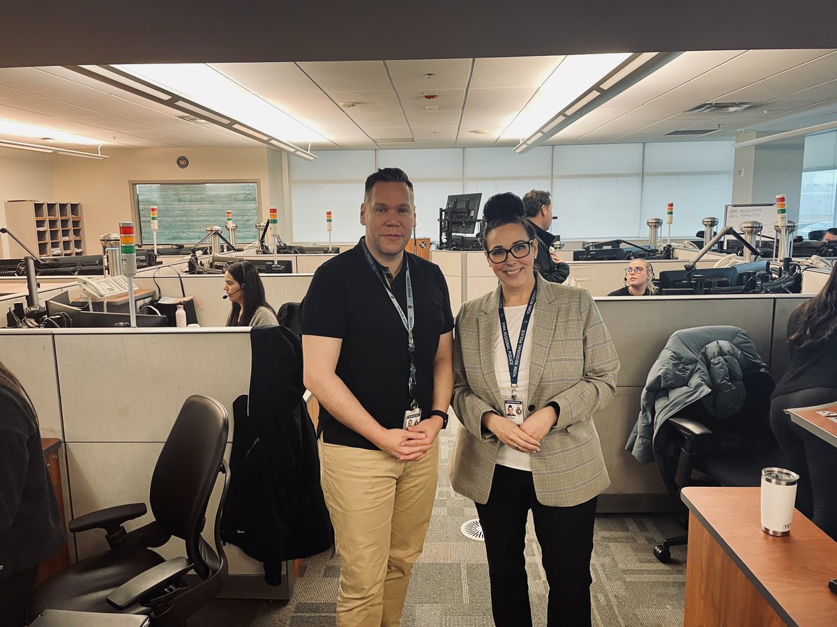 Thanks to the important work of members like Craig and Catherine, members of <a href="/YRP/">York Regional Police</a>'s 911 Communications Centre receive the training, education and support to aid in the crucial roles they play to help save lives. On #NPSTW2023 we say thank you Craig and Catherine!