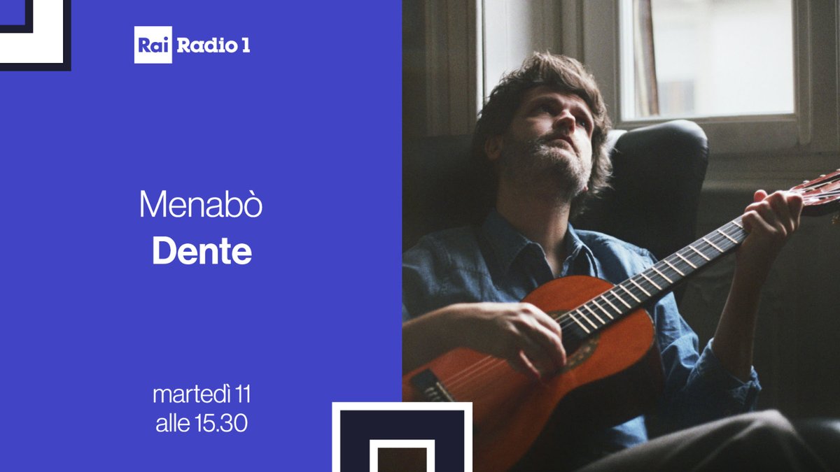 🎵"#HotelSouvenir di #Dente è un disco sulle scelte fatte nel tempo, sulle decisioni che ti cambiano e i meccanismi che ti inchiodano al palo".

✳️Alle 15.30 a #Menabò con <a href="/claudiodeto/">Claudiodeto</a>, <a href="/Framalaguti/">Francesca Malaguti</a> e <a href="/Maxycek/">Massimo Cecchini</a> c'è <a href="/Giuseppe_Peveri/">Dente</a>🎵
