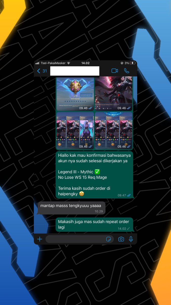 haipengky's tweet photo. Testi joki haipengky

- Joki akun Epic V - Legend V ( No lose ) ✅
- Joki akun Legend III - Mythic ( No Lose ) ✅
- Joki akun Epic III - Legend V ( No Lose ) ✅

#testihaipengky https://t.co/ENHWNlLc4d
