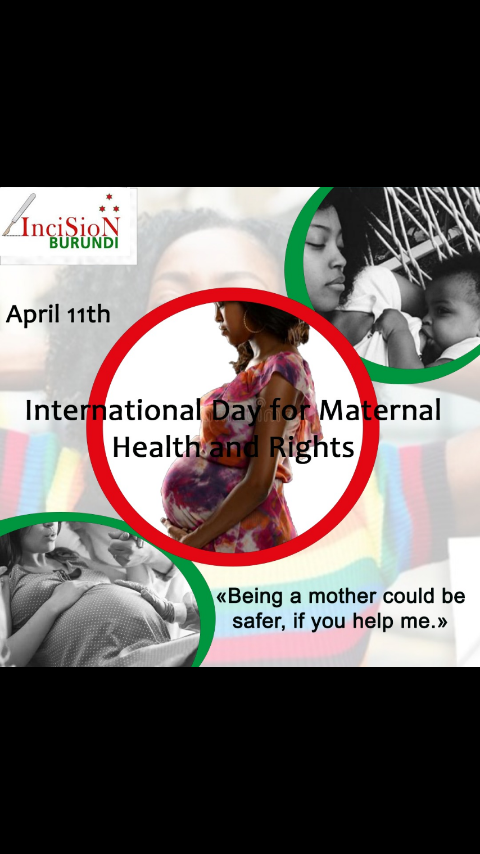 International Day for Maternal Health and Rights is celebrated annually on April 11 as an invitation to take action for a safer motherhood before, during and after childbirth.

#IntlMHRDay
#maternalhealthmatters
#EveryWomanCounts
