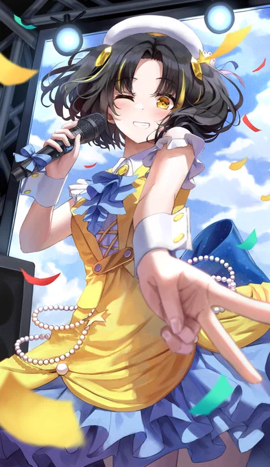ティアちゃん新衣装おめでとう〜!#夕月ティア 