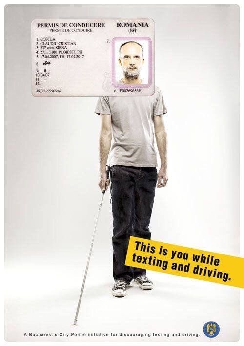 OConnorShane's tweet photo. Sending a text while driving is like driving blindfolded for five seconds, traveling the length of a football field. #RoadSafety https://t.co/bHmOyqqLkS