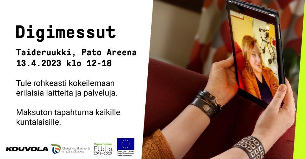 Satu Temonen (@satutemonen) on Twitter photo Digimessuilla luvassa monipuolinen kattaus kaiken ikäisille ja mulle tiedossa erilainen työpäivä OP Kymenlaakson osastolla 🤩 Tuu moikkaamaan ja hakemaan digivinkit arkeesi!
Lisää: kouvola.fi/hyvinvointi-ja…
#digi #digimessut #parastajaettuna #kymenlaaksonousuun <a href="/Kouvolakaupunki/">Kouvolan kaupunki</a> Digimessuilla luvassa monipuolinen kattaus kaiken ikäisille ja mulle tiedossa erilainen työpäivä OP Kymenlaakson osastolla 🤩 Tuu moikkaamaan ja hakemaan digivinkit arkeesi!
Lisää: kouvola.fi/hyvinvointi-ja…
#digi #digimessut #parastajaettuna #kymenlaaksonousuun <a href="/Kouvolakaupunki/">Kouvolan kaupunki</a>