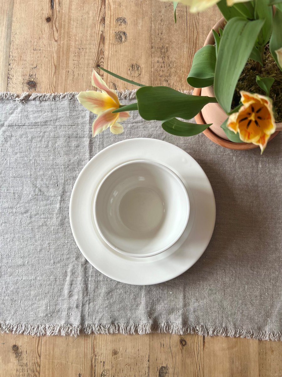 Our Classical Plain Porcelain tableware is a simple yet beautiful addition for every season. The off white tone means it can be paired with other pieces from our range, and adds a subtle touch to any tablescape

bit.ly/40ZDlr1