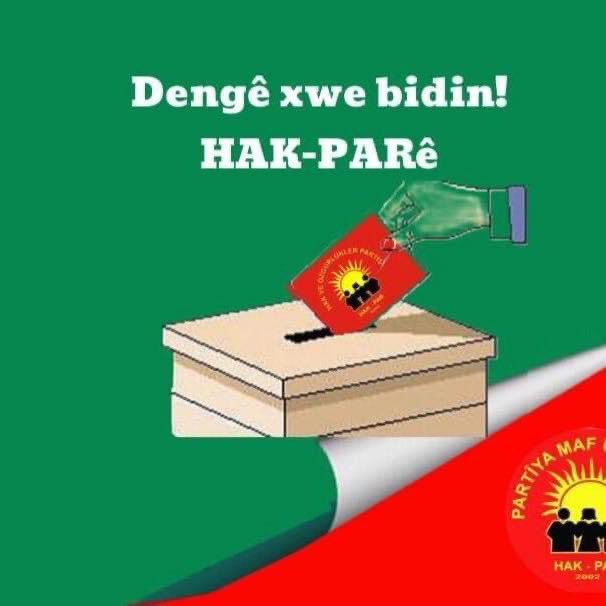 Gençler yüzyıldır kurulan tc devleti köhnemiş,çürümüş ve çağdışı bir devlet olarak ayakta kalmaya devam ediyor onun partileride ona benziyor geçmişte vermediği gibi gelecekte size hiçbir şey sunamayacaktır onun içinde HAK-PAR DİYORUZ!