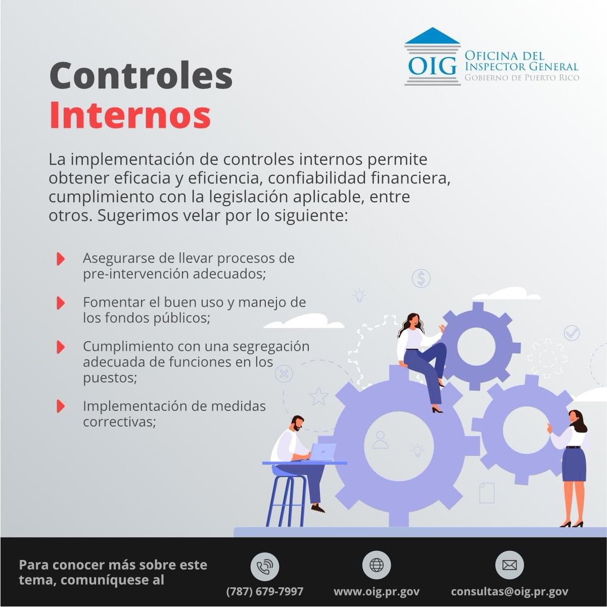 Los controles internos son necesarios para prevenir y detectar el ...