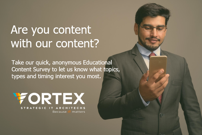 vortexmsp's tweet photo. Take our Quick Educational Content Survey to Let Us Know What Topics, Types and Timing Interest You Most #Vortex, #Vortexmsp, #survey https://t.co/7YwP8x0vx4 https://t.co/dSAc6OSQAB