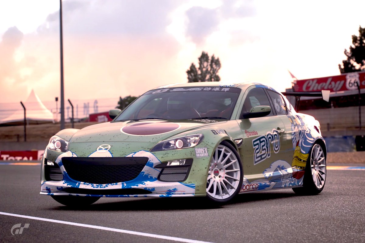 前に作ったプロストリートのモブ車両のRX-8をリメイクしてみました