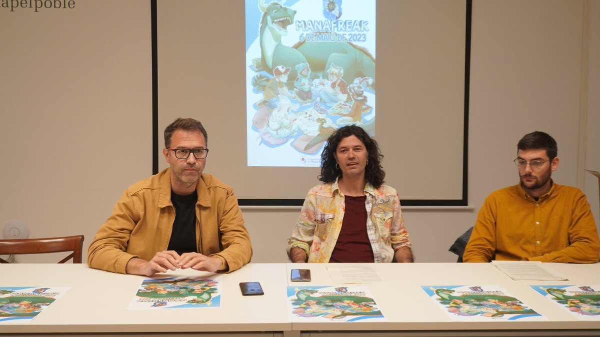 👾🤖🫶🦾👩‍🎤🥷🦹‍♀️🦸‍♀️🧝‍♀️🦄🦖🐉🍄💫🍡🍥🍦🎮🎯🚀🎀💮

MANAFREAK torna el 6️⃣ de maig amb el doble d'activitats i de superfície!

Còmics, anime, ciència ficció, cosplay, i molt més!

ℹ️ manacor.org/ca/noticies/ma…
.
.
.
#Manafreak
#FeimPoble

👾🤖🫶🦾👩‍🎤🥷🦹‍♀️🦸‍♀️🧝‍♀️🦄🦖🐉🍄💫🍡🍥🍦🎮🎯🚀🎀💮