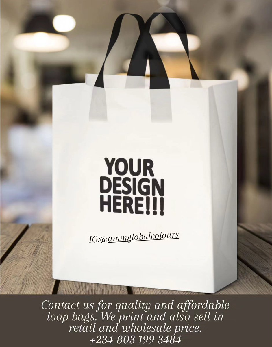 AmmColours's tweet photo. Contact us for quality and affordable loop bags. https://t.co/khqsYTiV1m
