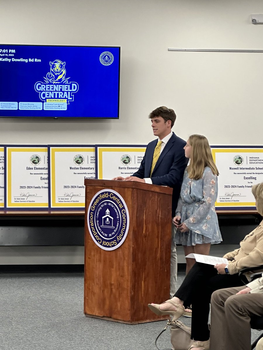 I want to thank Samuel Fralich and Sydnie Wherry for presenting at the School Board meeting last night. They did a great job talking about Ky and Kayden!! #1GC