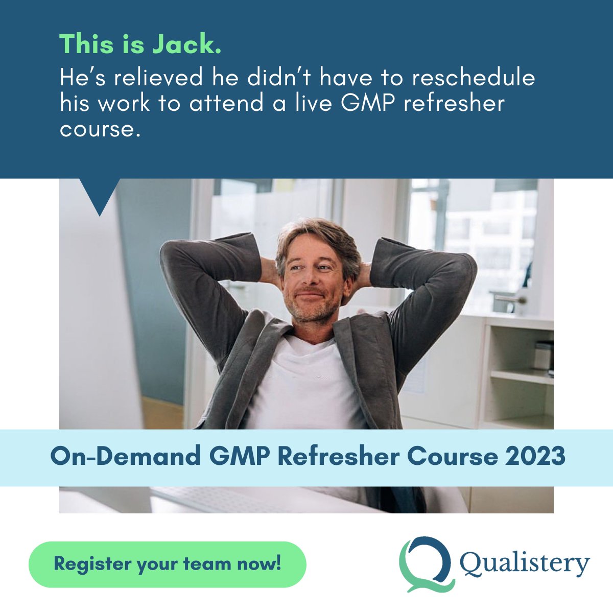 yankugel's tweet photo. Are you finding it impossible to squeeze in time for attending live GMP refresher courses?🤔

Fret not! Our brand new on-demand GMP refresher course, led by GMP expert Charley Maxwell, is here to solve your problem.

Sign up now: https://t.co/nW7jnOXWKq

#GMP #Pharma #Quality https://t.co/CN1xNBfQgU
