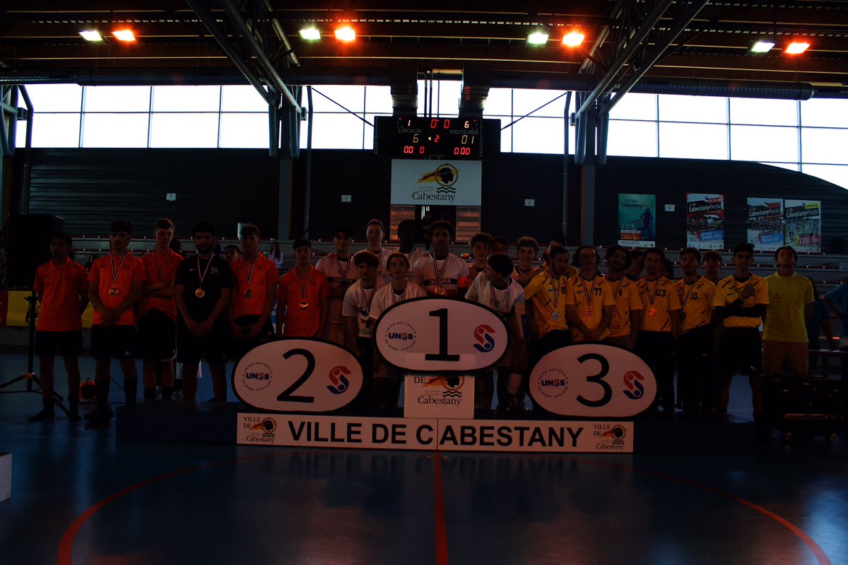 UNSS_PYRENEES_O's tweet photo. Le #championnatdefrancedefutsal s’est déroulé du 6 au 7 avril à #cabestany . La manifestation regroupait 12 équipes. Le vainqueur de ce tournoi est le Lycee FRANÇOIS MAURILLAC de @UNSS_Bordeaux. Merci à tout ceux qui ont permis le bon fonctionnement de ces 2 jours de compétition. https://t.co/9ui5Spo3mW