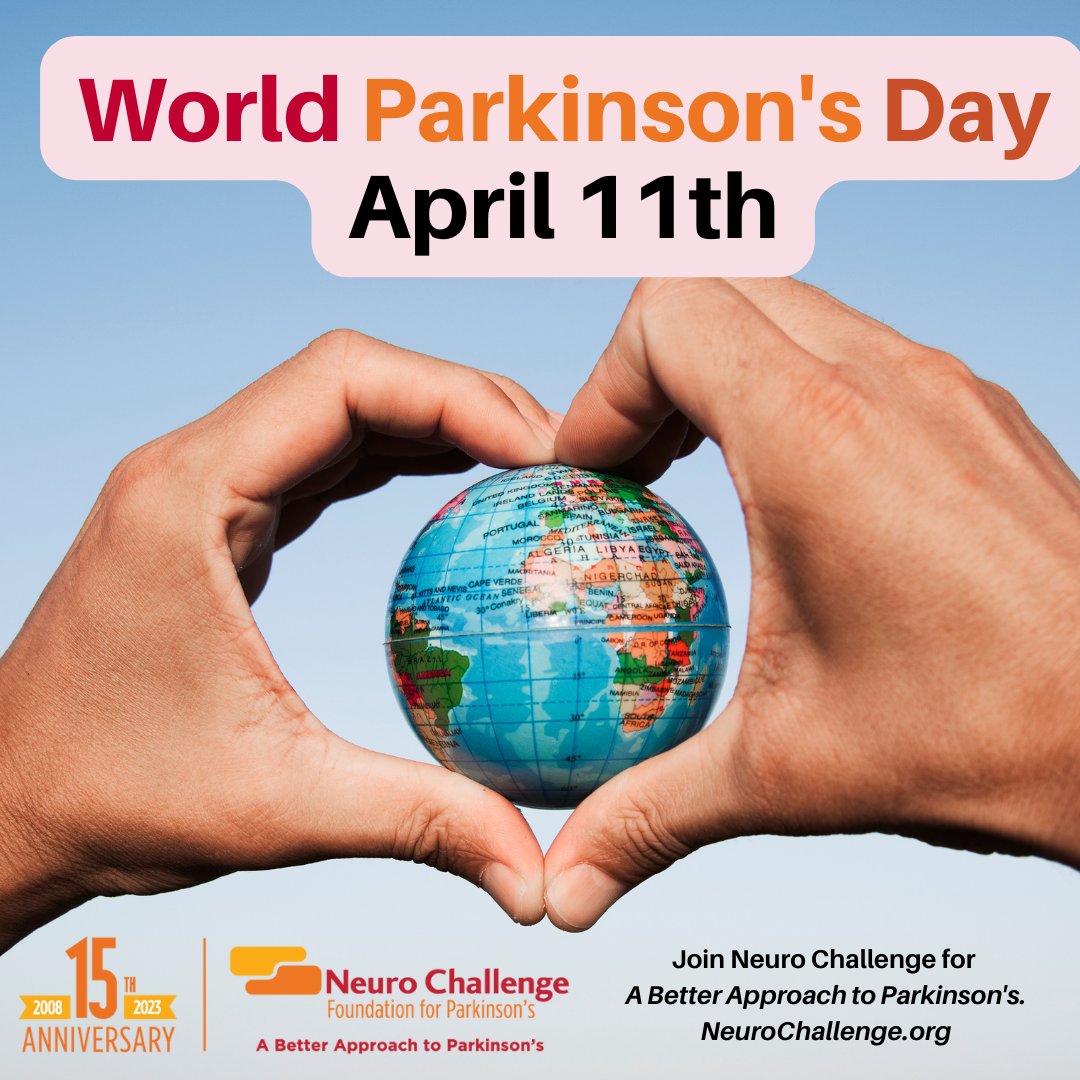 neuro_challenge's tweet image. It&apos;s World Parkinson&apos;s Day.🌷🌎🧡 We’re stronger together! Let’s spread the word about Parkinson’s Disease and the free programs and services offered by Neuro Challenge. 
#WorldParkinsonsDay #ParkinsonsAwarenessMonth #NeuroChallenge