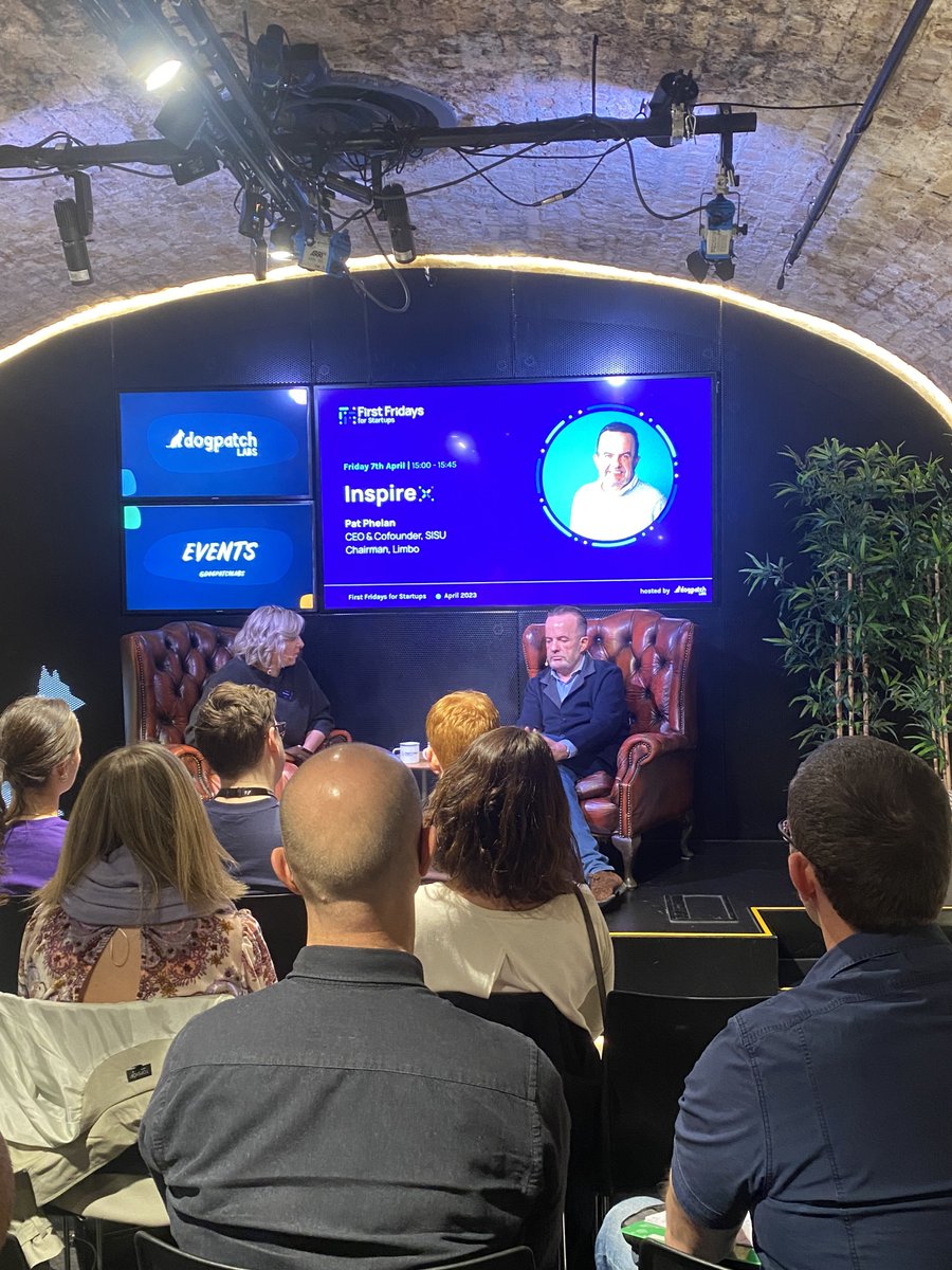 ConorKerley's tweet photo. Wee bit delayed with this post but
Good Friday certainly was good
I got to #FirstFridays at @dogpatchlabs to hear from @patphelan
Pat opened with:
I didn't finish school
I have no qualifications
Pat is one of the Ireland's most successful entrepreneurs
WOW!
#DogPatchLabs https://t.co/MEg3oMUgvB