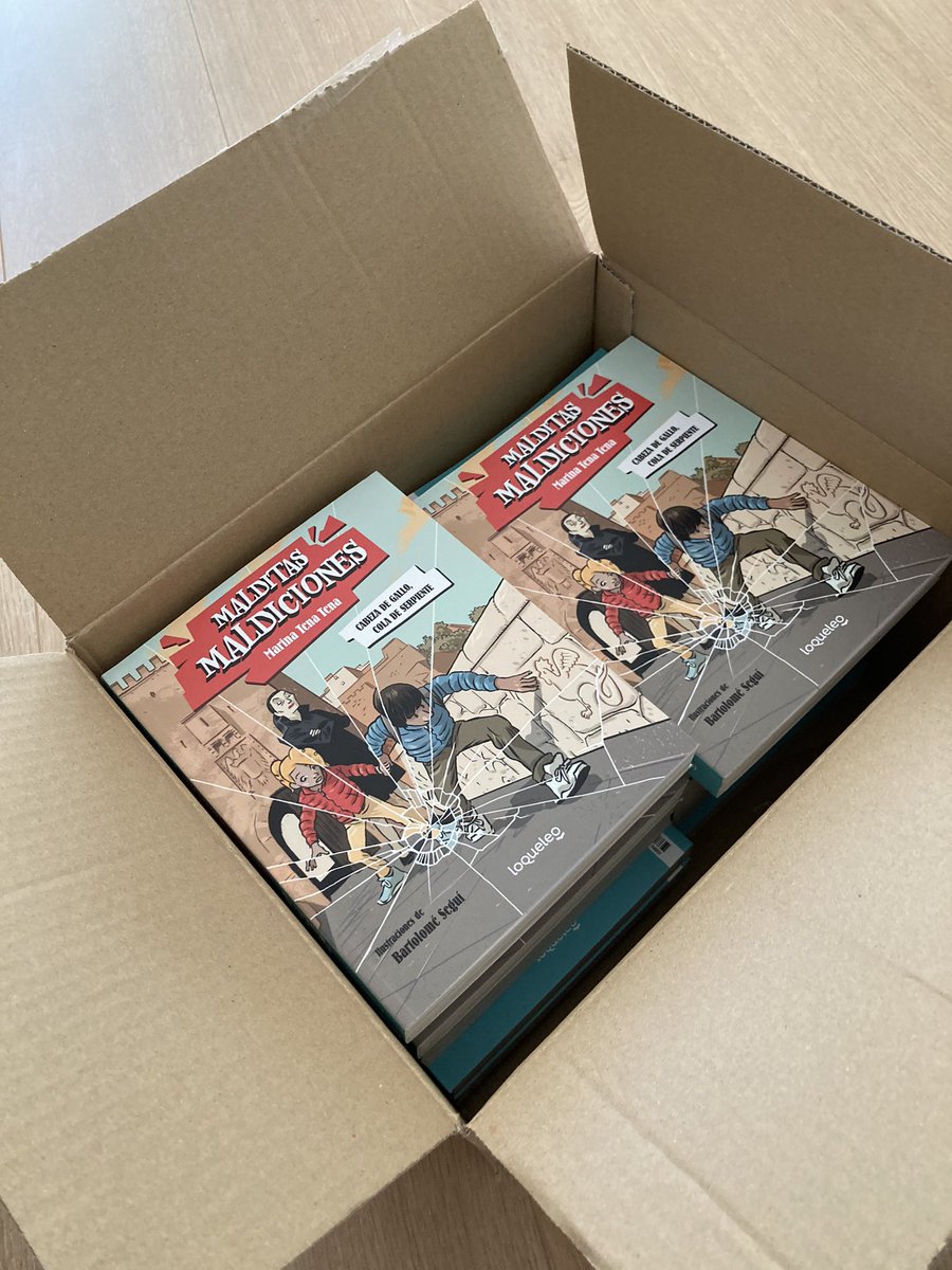 tormenta_libros's tweet photo. Recién llegado a la oficina. ⚡️ #MalditasMaldiciones de Marina Tena Tena. https://t.co/Sav6dVzqdm https://t.co/vzBhG1dvVG