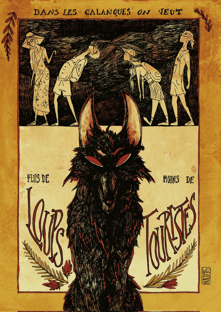 slevennthewolf's tweet photo. Hola #PortfolioDay

Queer illustrator based in France with a little obsession for death, poetry, historical art and animals 👉👈

I'm also a graphic designer passionate about layout and typography 🖤

more here : https://t.co/W1GSkqDupm https://t.co/bC2TW5PgUK