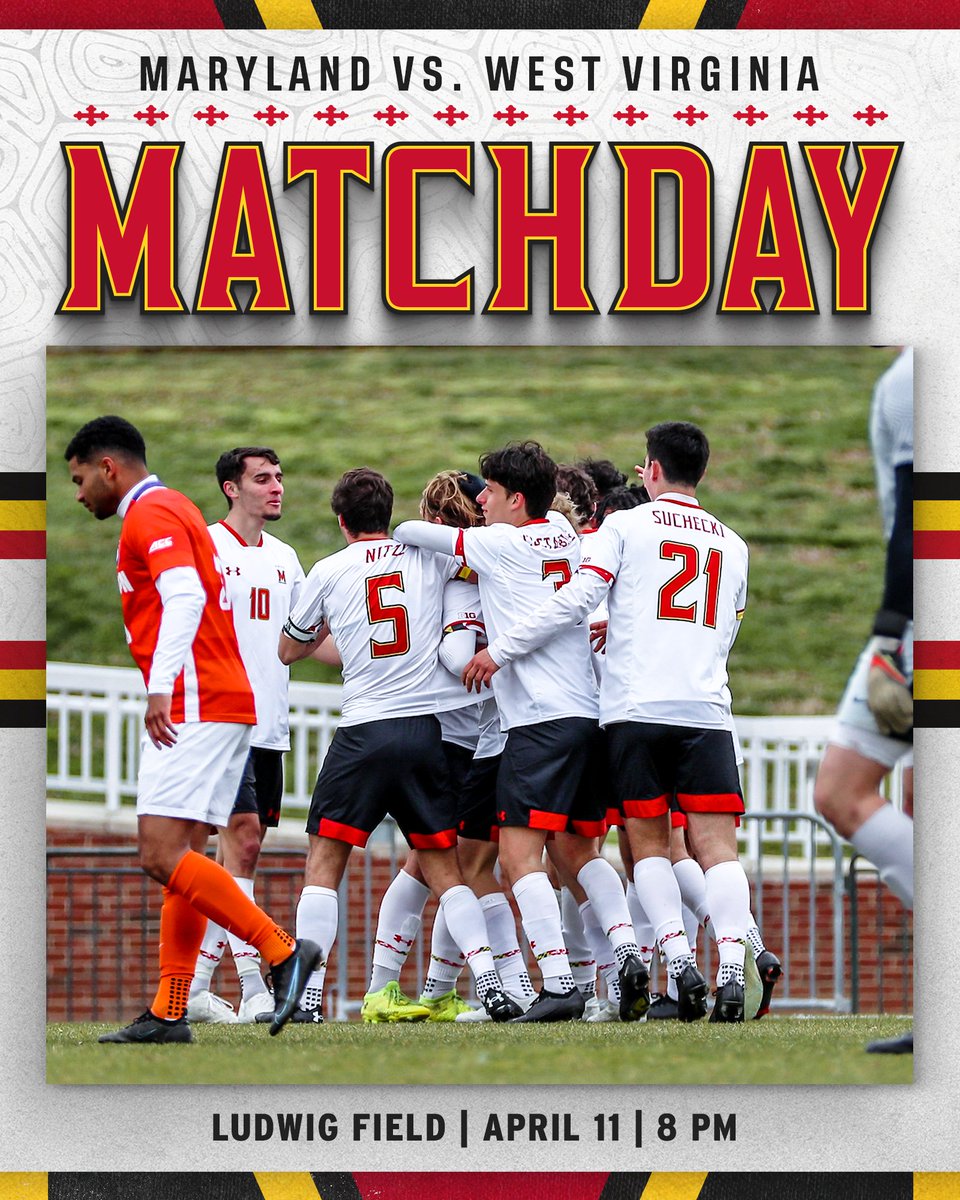 MarylandMSoccer's tweet photo. Final time at home this spring!

🆚 West Virginia
⏰ 8 PM
🎟️ Free/Open to the Public

#Excellence https://t.co/LKnW1HDyy9