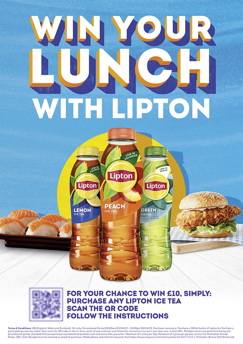 New campaign going live across UK workplace canteens for <a href="/LiptonIceTeaUK/">Lipton Ice Tea UK</a>