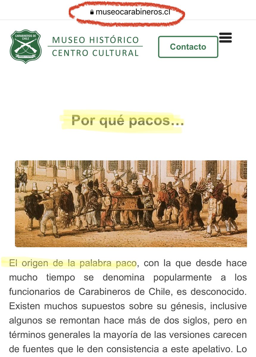 Lara El-Narekh (@laraelnarekh) on Twitter photo Comparto 2da carta publicada hoy en El Mercurio, respondiendo a 2 lectores que el domingo cuestionaron nuestros argumentos. Si adhieren RT
<a href="/PdeallendeDe/">Patrick De Allende</a> <a href="/rafa_cavada/">Rafael Cavada</a> #Pavlovic #PaulinaDeAllende #Paco #Megamedia #Carabineros #DerechoAInformar Dejo lectura: museocarabineros.cl/web/sitio/repo… Comparto 2da carta publicada hoy en El Mercurio, respondiendo a 2 lectores que el domingo cuestionaron nuestros argumentos. Si adhieren RT
<a href="/PdeallendeDe/">Patrick De Allende</a> <a href="/rafa_cavada/">Rafael Cavada</a> #Pavlovic #PaulinaDeAllende #Paco #Megamedia #Carabineros #DerechoAInformar Dejo lectura: museocarabineros.cl/web/sitio/repo…