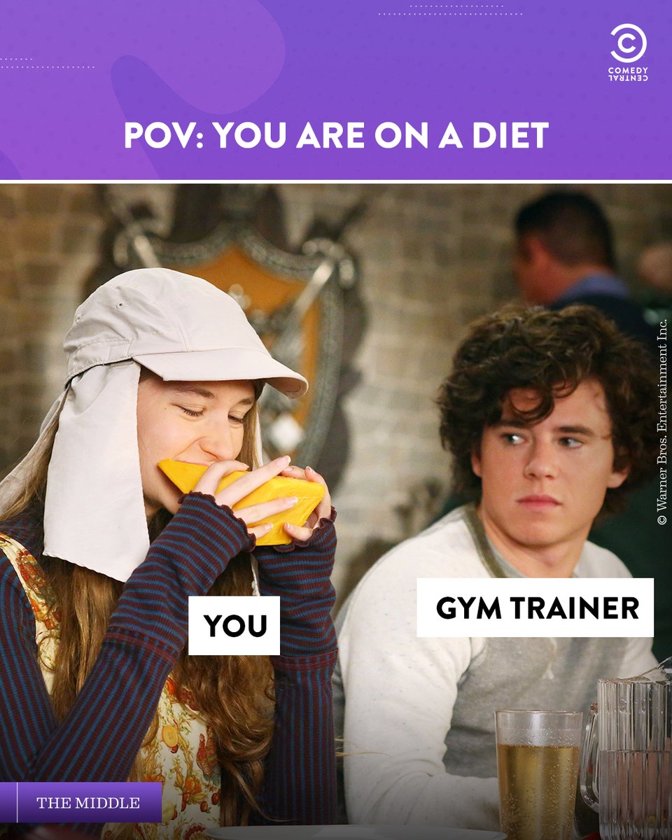 ComedyCentralIn's tweet photo. Iβm sure working out is all I need to lose weight, right? π₯Ί
Watch #TheMiddle Mon-Fri at 8 PM only on #ComedyCentralIndia.
#ComedyCentral #FamilyDrama #Comedy #Drama #TVShow #Series #Sitcom #TheMiddleShow #Axl #AxlHeck #Diet #DietMemes #GymMemes #GymTrainer #Sitcom #TVShow https://t.co/v64x3fl90A