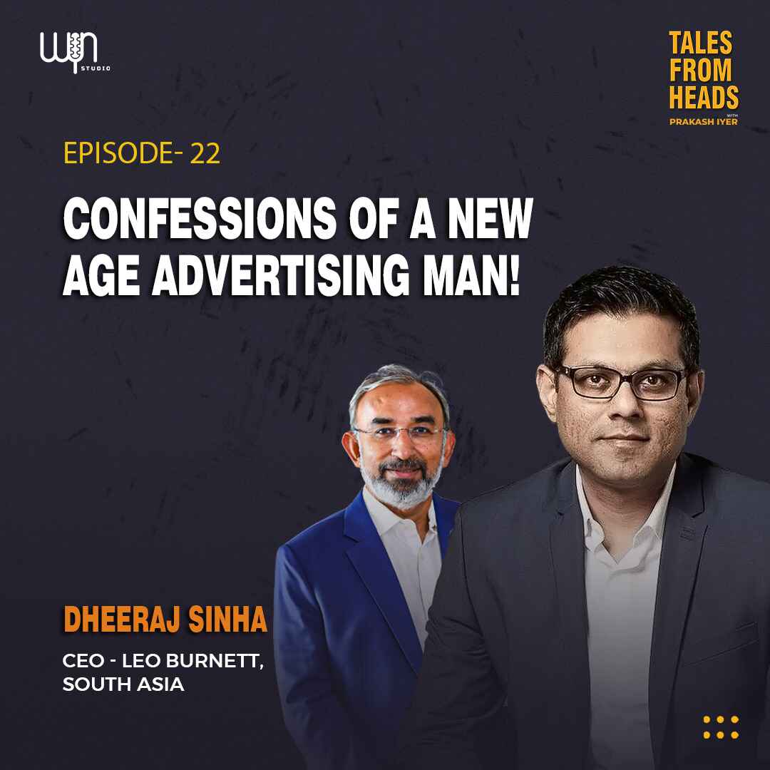 Leo Burnett India (@leoburnettindia) on Twitter photo Catch <a href="/dheeraj_sinha/">Dheeraj Sinha</a> CEO Leo Burnett - S Asia & Chairman BBH India on the 'Tales from Heads' podcast where he talks about his journey in the world of advertising, about leading from the front, making happiness-based choices, and the power of ‘And’.
Link: link.chtbl.com/oYvtpjxK Catch <a href="/dheeraj_sinha/">Dheeraj Sinha</a> CEO Leo Burnett - S Asia & Chairman BBH India on the 'Tales from Heads' podcast where he talks about his journey in the world of advertising, about leading from the front, making happiness-based choices, and the power of ‘And’.
Link: link.chtbl.com/oYvtpjxK