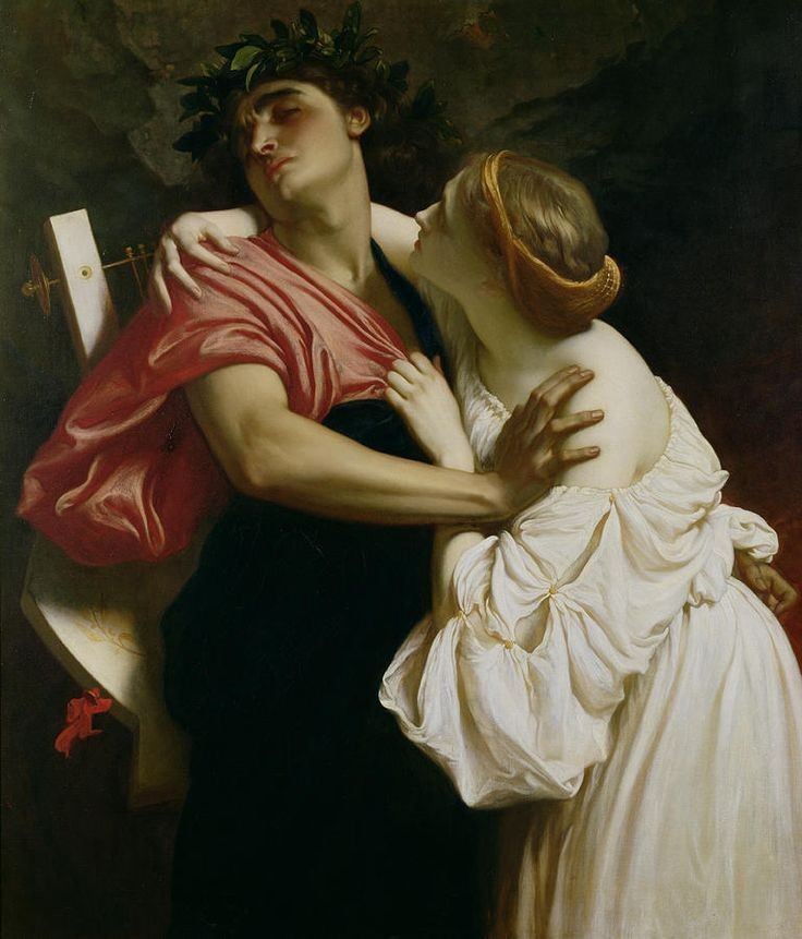 #Art #Artist Fréderic Leighton
Orfeo e Euridice, 1864

#AmorePerSempre 
#CasaLettori 
#Artlovers #painting