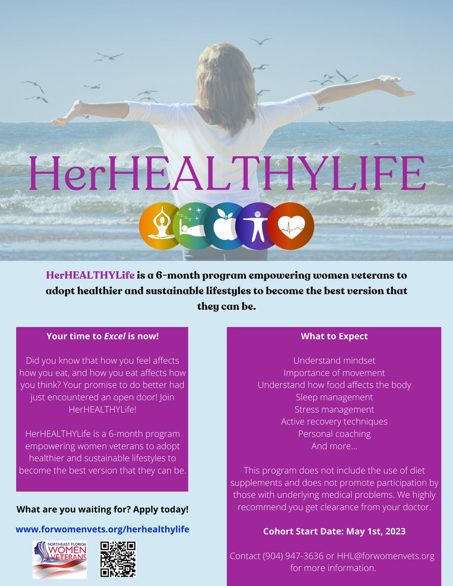 wvignited's tweet photo. Women Veterans!  Are you ready to take the first / next step in your overall health?!  Sign up for HerHEALTHYLife today and join #CoachPinky.  The next cohort begins May 1st.  Limited spots available.  https://t.co/PYb5aJfwkY https://t.co/l2uamOv5DD