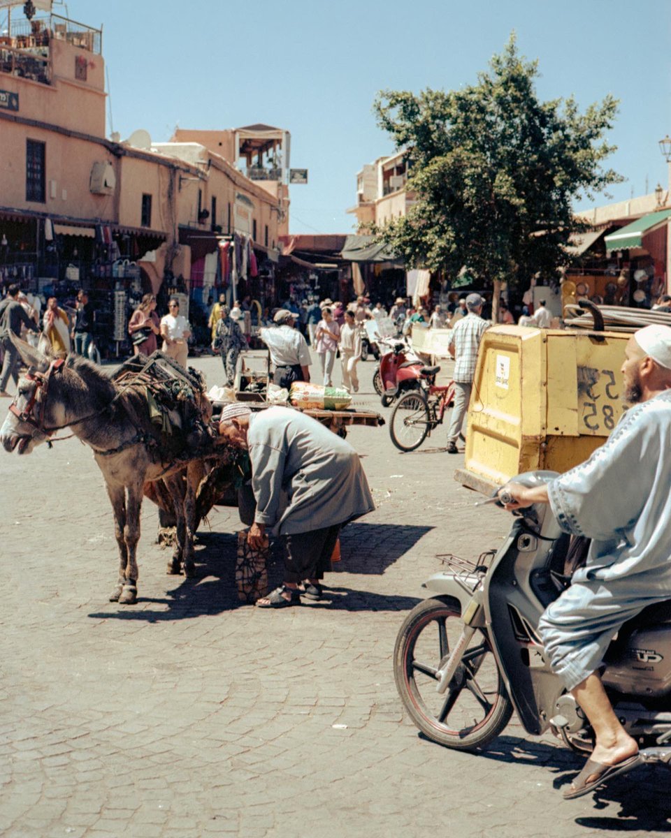 lightistic's tweet image. streets of Marrakech on film