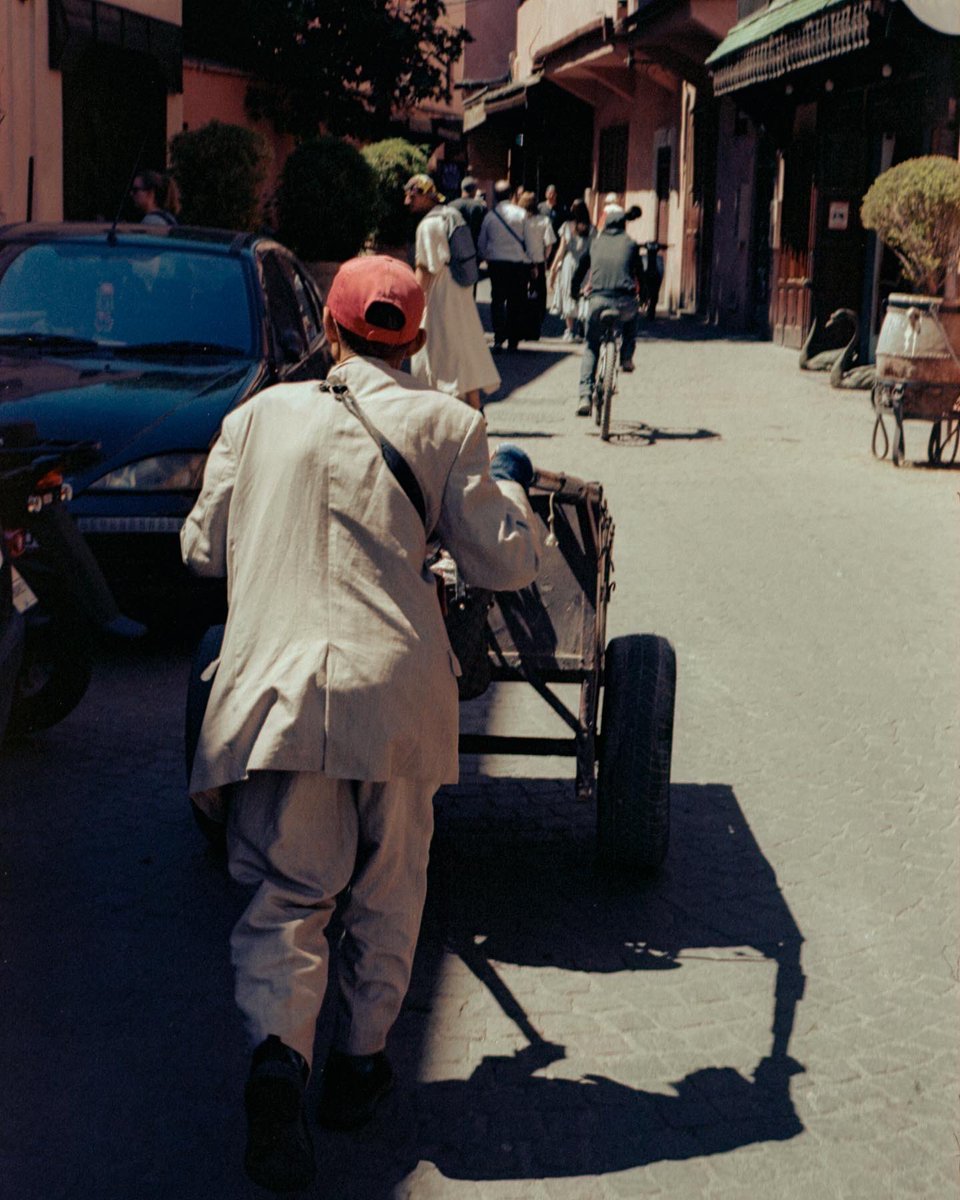 streets of Marrakech on film