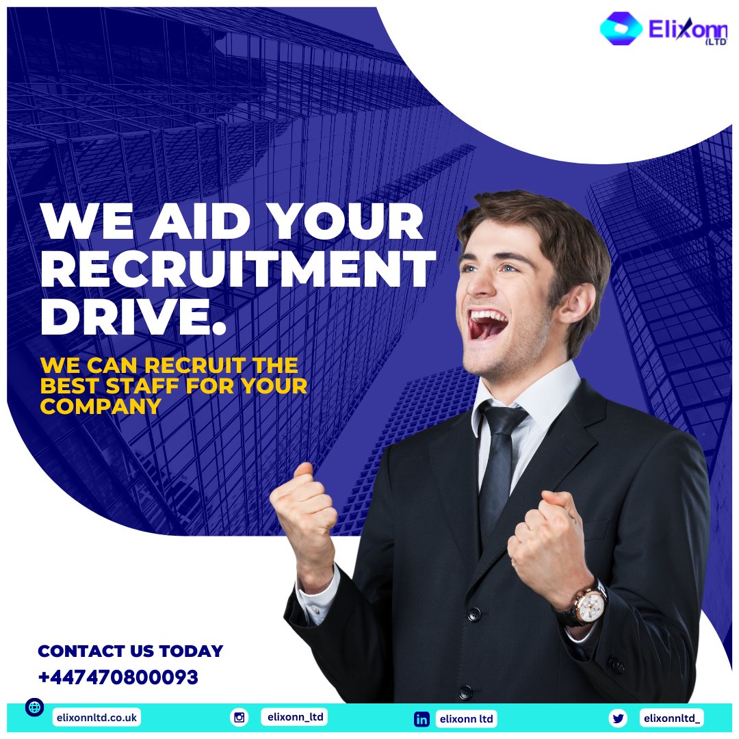 We'll help you build the perfect team! Let us assist with your recruitment drive and consult on hiring the best staff for your company.

#recruitmentdrive #hiringexcellence #buildyourteam #staffingconsulting #beststaffingagency #recruitmentsolutions #talentacquisition