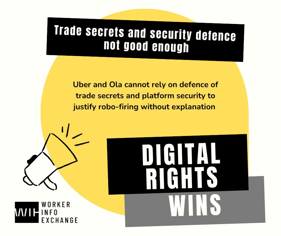 WorkerInfoX's tweet image. 1/4 the 4 April Amsterdam Court of Appeal judgment strengthened/solidified the digital rights which are enshrined in the GDPR