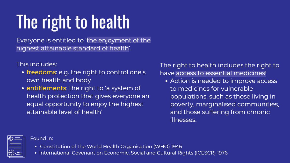 StichtingFTV's tweet photo. 🚨#RightToHealth explained: check out our explainer on the human right to health, access to medicines, and the role of #pharma https://t.co/RyFSKOykqq