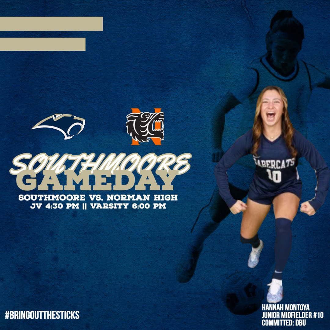 hanmon_06's tweet photo. ITS GAME DAY!!!! Let’s go ladies!!!
#bringoutthesticks #begreat @shswomenssocce1 @TopDrawerSoccer @TheSoccerWire @girlssoccernet @PrepSoccer
🆚 Norman High
📍Norman
⏰JV: 4:30 || VARSITY: 6:00 https://t.co/JPonVnwwTk