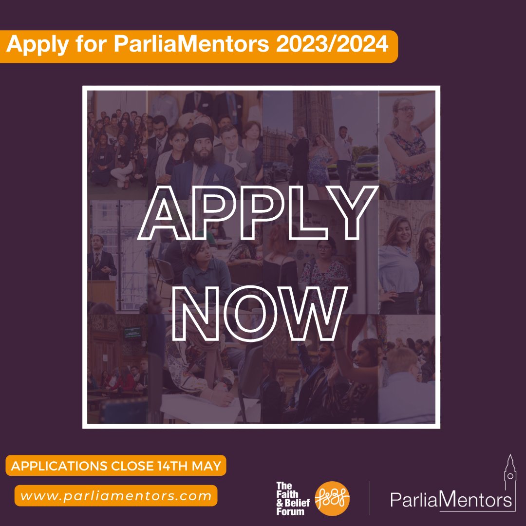 Apply now to be part of ParliaMentors 2023/2024 
parliamentors.com 

Don't miss out!🤩