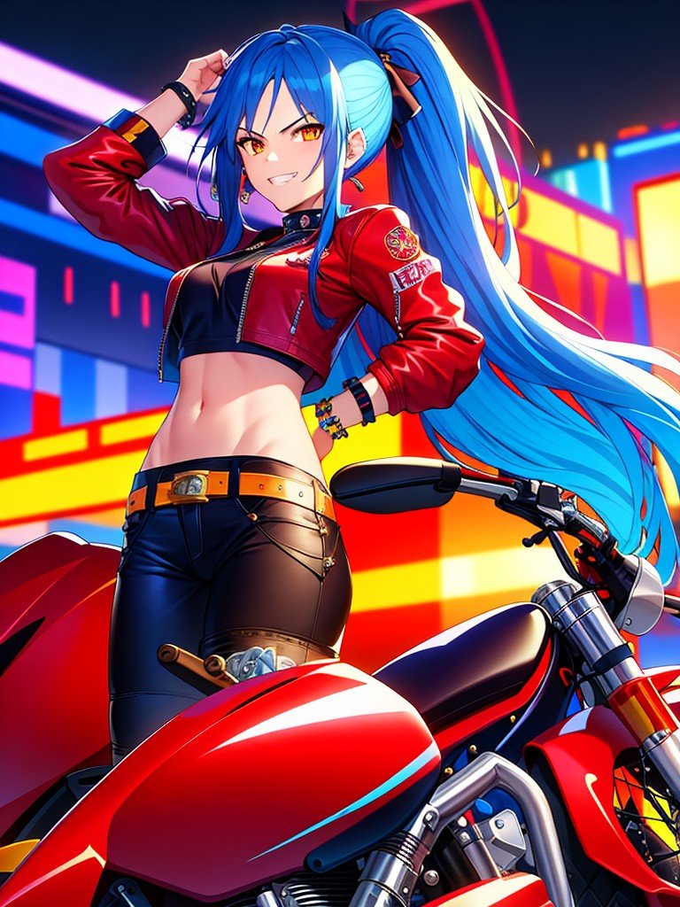 RubyBaronVT's tweet image. Nothing like the smell of gas in the morning! @YoDayo_Home  #AnimeAIart #AIイラスト #YodayoAI #Anime