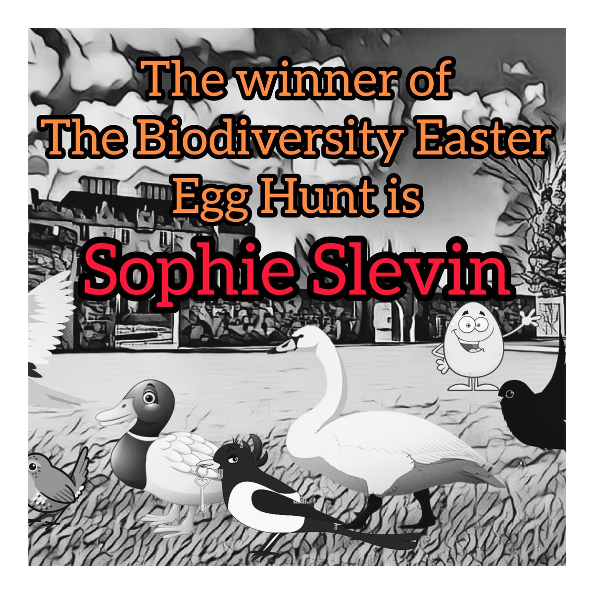 Congratulations to Sophie Slevin on winning our "Biodiversity Easter Egg Hunt". 

Sophie wins a hamper worth  €100 containing Easter &amp;  biodiversity goodies and gifts from our shop.

Thanks to all the families that participated in this fun &amp; educational family activity.