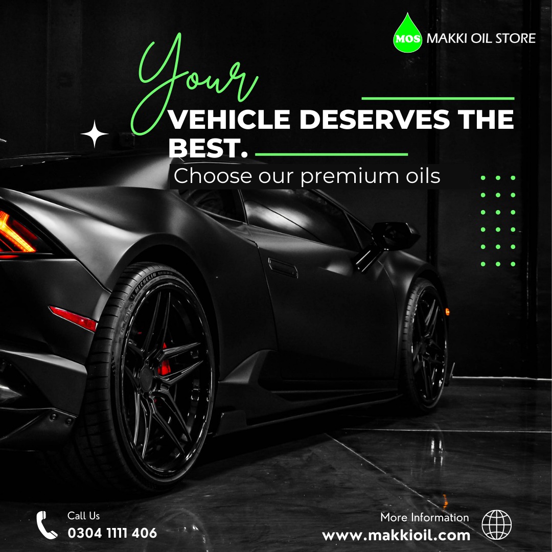 MakkioilC's tweet image. "Your vehicle is a valuable asset. Make sure it gets the care it deserves with our premium oils. Visit us today and see for yourself! 

#premiumoils #MakkiOilStore #vehiclecare #Lahore”