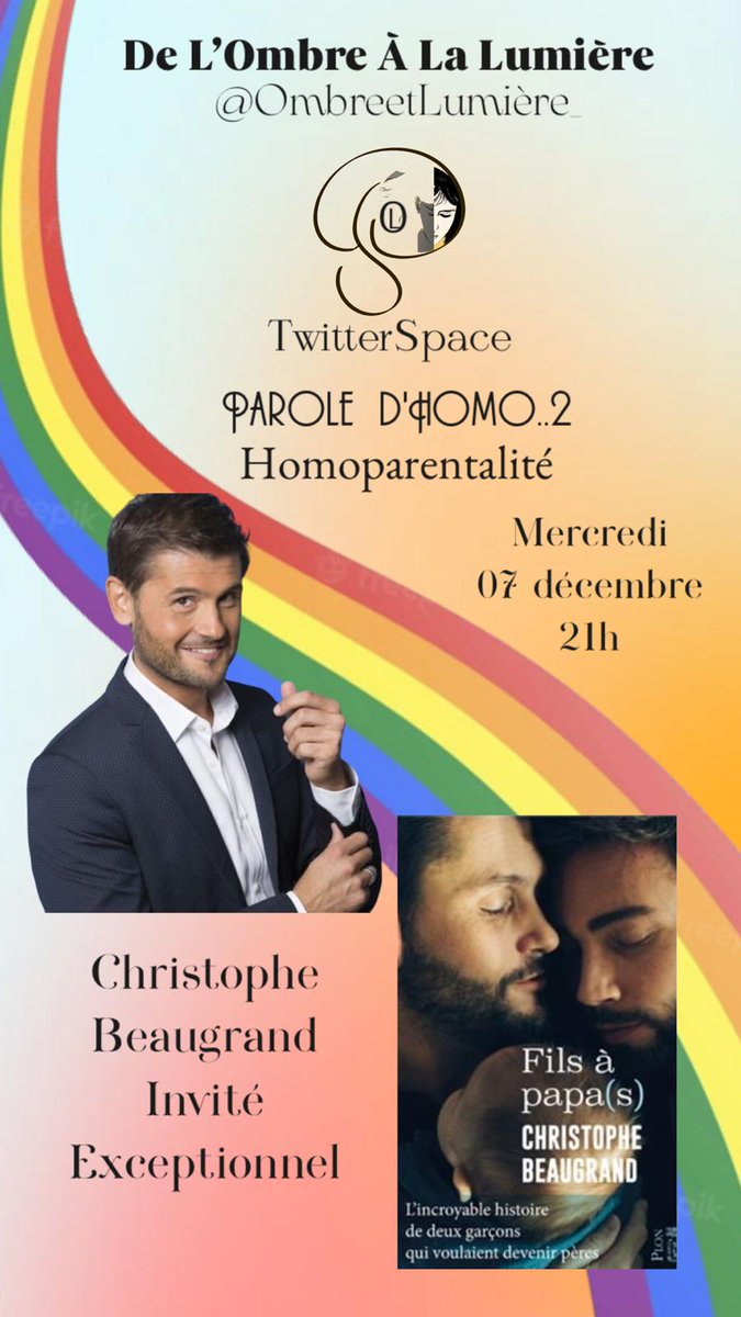 "Parole d'#homos épisode 02 et #Homoparentalité " par le #binome
<a href="/mademoi40150313/">Leila A. #TAEM #MACRON 🇫🇷🇺🇦🇪🇺</a> &amp; <a href="/lacrizzz69/">lacrizzz #AucunpartiPolitique</a> disponible à l'écoute sur twitter sur notre page. 
⤵️ 
Avec <a href="/JeanLucRomero/">Jean-Luc Romero-Michel</a> &amp; <a href="/Tof_Beaugrand/">Christophe Beaugrand-Gerin</a> .
Merci à eux encore d'avoir repondu présents. 
 A lire sur le sujet ⤵️