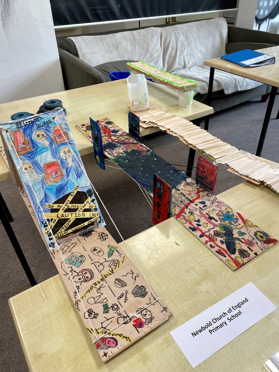 Congratulations to @ForestWaySchool and <a href="/NewboldCEPS/">Newbold CofE Primary</a> for winning <a href="/CoalvilleCANCBS/">Coalville C.A.N</a>  Coalville C.A.N’s Bridge to the Community Challenge - tasking local schools to design and build bridges to withstand heavy weights.

Thanks <a href="/STEMAmbassadors/">STEM Ambassadors</a> for judging the entries! #STEMstars