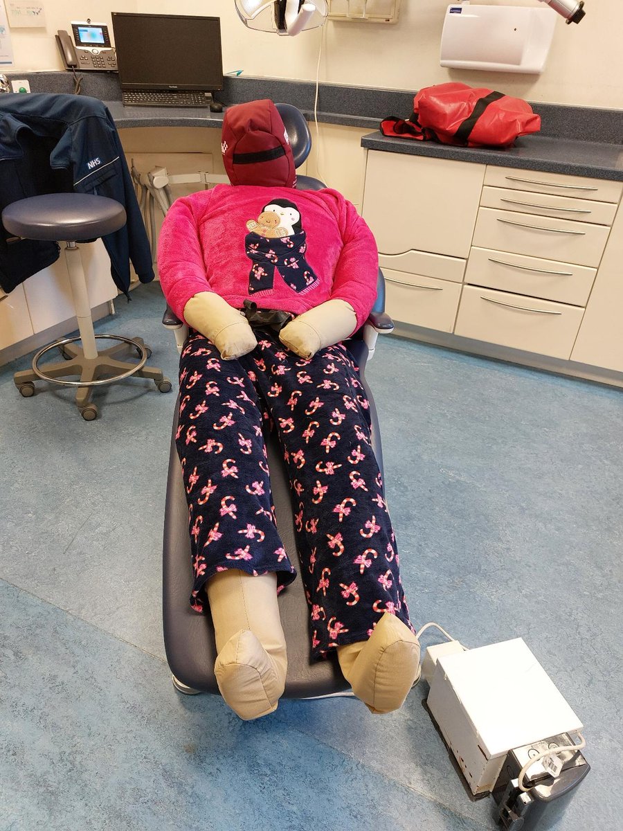 RuthLeeLtd's tweet image. Manikins have become a valuable training tool over at @wchc_nhs! #MovingandHandling Advisor Marg Huxley shared this image with us saying &quot;Ruth even found her way over to the dental training.&quot;

Patient Handling manikin - proven useful for more than just #patienthandling! 👌