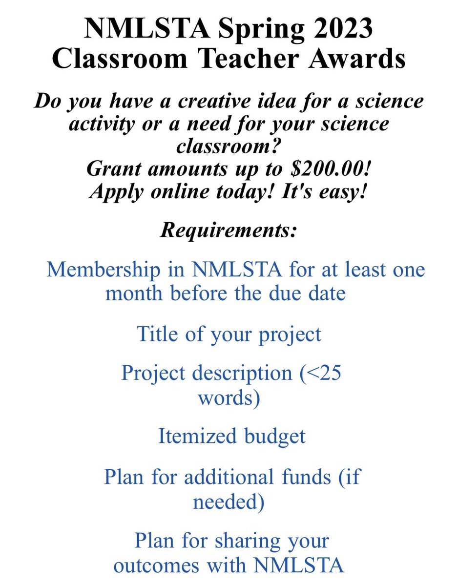 National Middle Level Science Teachers Association tweet media