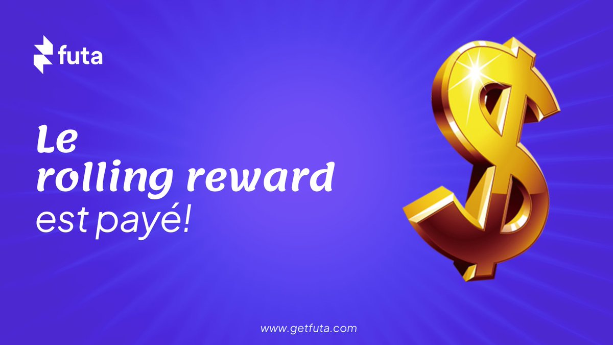 futaapp's tweet photo. La première partie du #rollingreward du mois d'avril a pris fin hier, et tous les participants ont reçu leurs gains ce jour. Restons connectés pour plus de surprises sur @futamobile car demain une autre promotion débutera 😊   
#futa #fintech #Cameroon #paydifferent https://t.co/MbjPmDJrsb