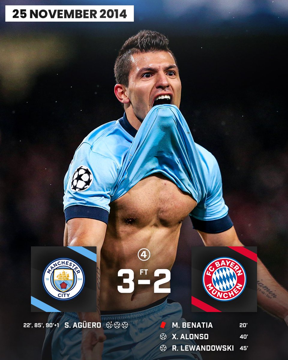 The last 🆑 meeting between Manchester City and Bayern 🤩