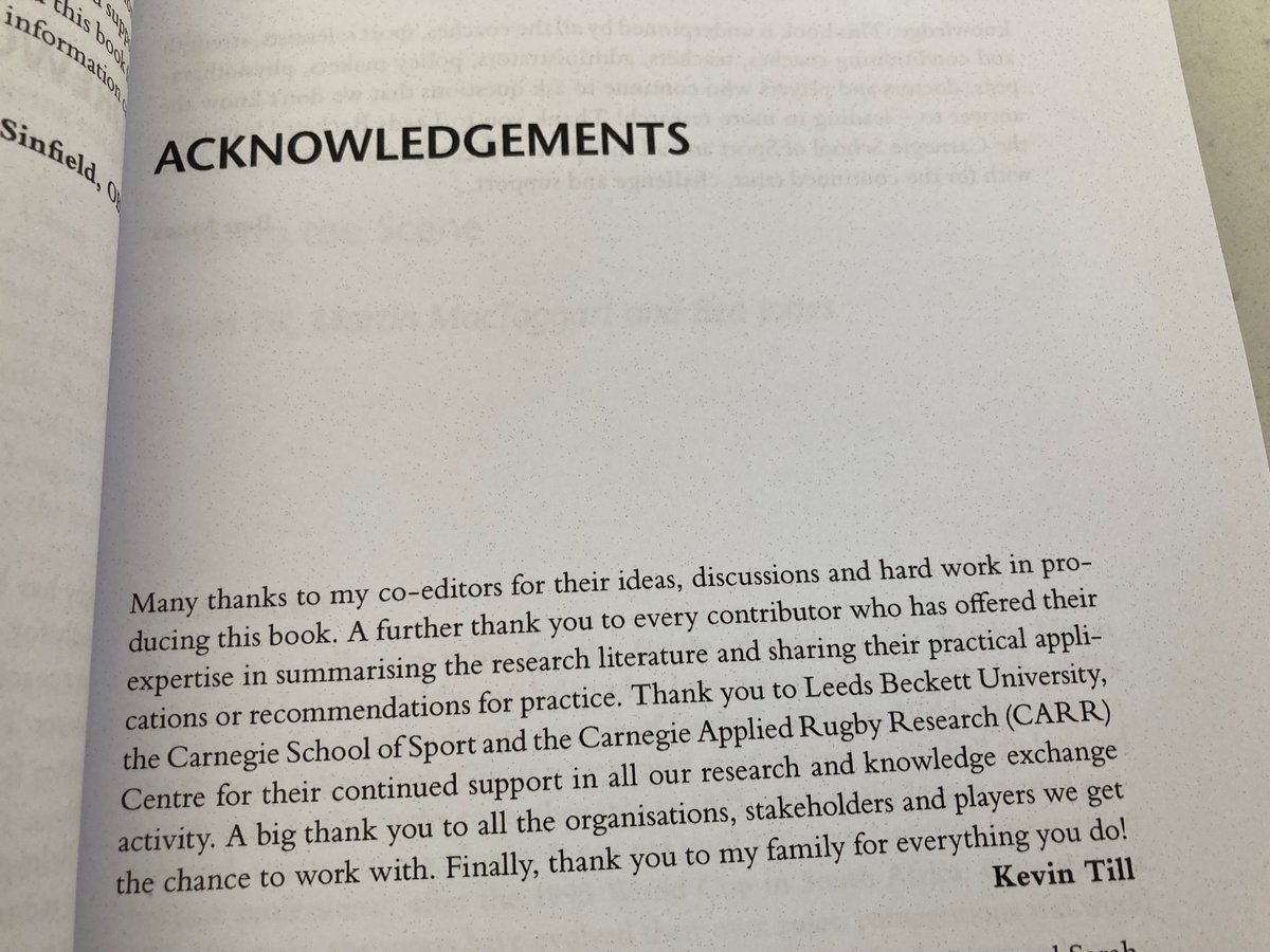Prof. Kevin Till (@ktconditioning) on Twitter photo Our <a href="/routledgebooks/">Routledge Books</a> 'The Young Rugby Player: Science & Application' book received today🏉📚
A couple of years in the making😅but great to see the final product😀
Thanks to the awesome editor team <a href="/JonathonWeakle1/">Dr Jonathon Weakley</a> <a href="/SarahRWhitehead/">Dr Sarah Whitehead</a> <a href="/23Benjones/">Prof Ben Jones</a> & each chapter author (see 🧵)👏👍 Our <a href="/routledgebooks/">Routledge Books</a> 'The Young Rugby Player: Science & Application' book received today🏉📚
A couple of years in the making😅but great to see the final product😀
Thanks to the awesome editor team <a href="/JonathonWeakle1/">Dr Jonathon Weakley</a> <a href="/SarahRWhitehead/">Dr Sarah Whitehead</a> <a href="/23Benjones/">Prof Ben Jones</a> & each chapter author (see 🧵)👏👍