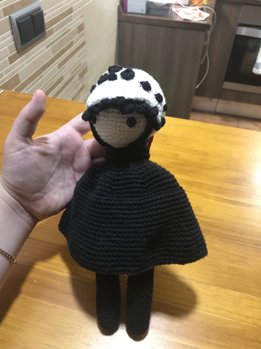 theunluckyghost's tweet photo. I do not draw him, but crochet him. But. I wanna share no matter what. https://t.co/2bcDn8VvA7