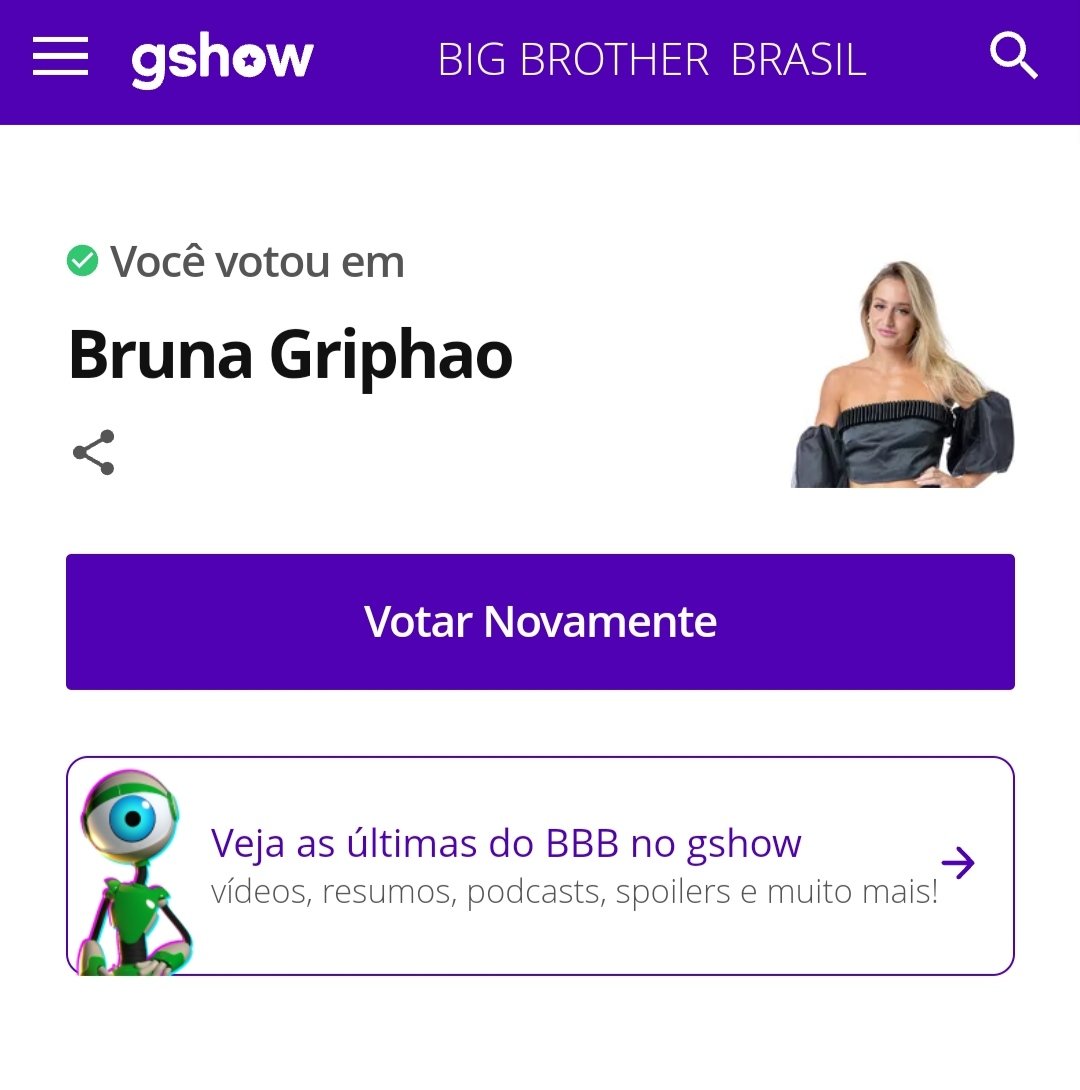 JuarezAlvess's tweet photo. @centralreality Só agora votei 200 vezes e vou votar mais #ForaBrunaGritao #ForaBruma Fora Bruna chata https://t.co/MKnUHdWOje