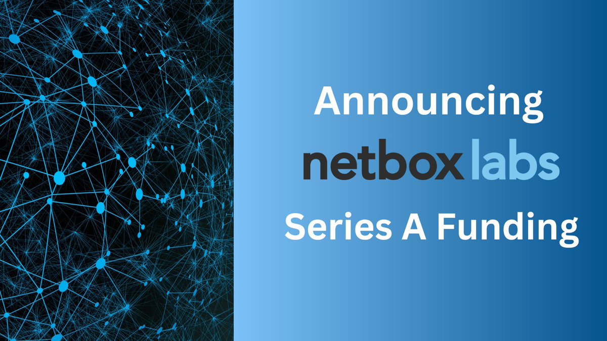 We raised $20 million in Series A funding to make #NetBox the first choice for every networking professional on the planet. netboxlabs.com/blog/announcin…
